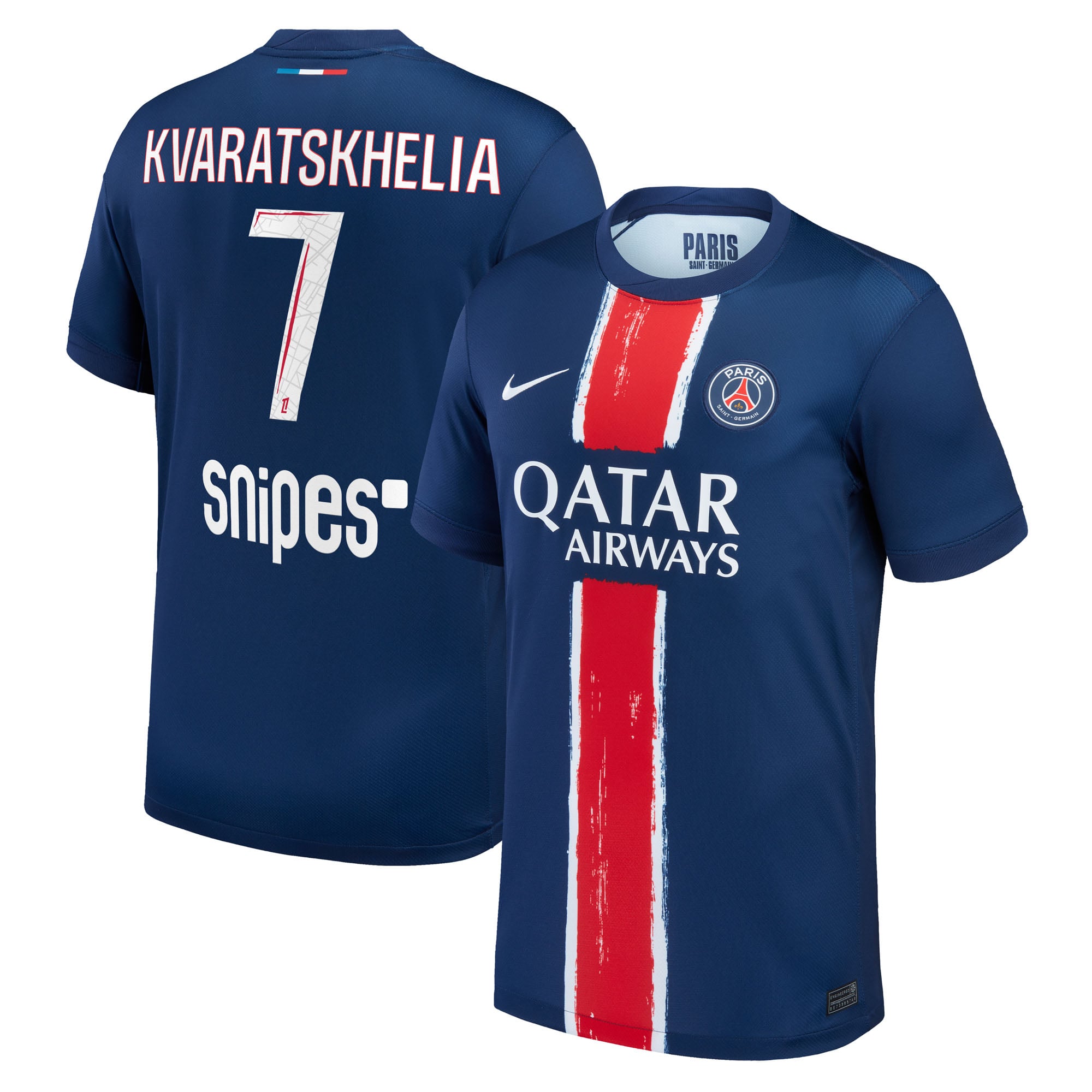 Khvicha Kvaratskhelia Paris Saint-Germain Nike 2024/25 Home 