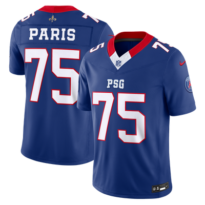  Paris Saint-Germain x NFL Nike Vapor F.U.S.E. Stitched Limited Jersey - Royal