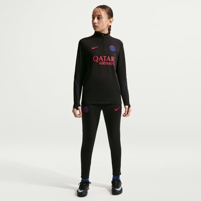 Paris Saint-Germain Nike Youth 2026/27 Strike Dri-FIT Long Sleeve Quarter-Zip Drill Top - Black