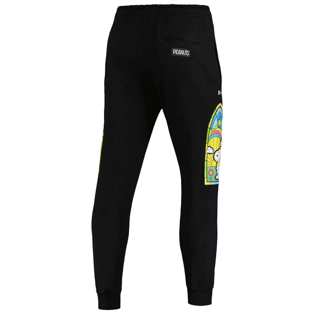  Peanuts Freeze Max Snoopy A Friend Jogger Pants - Black
