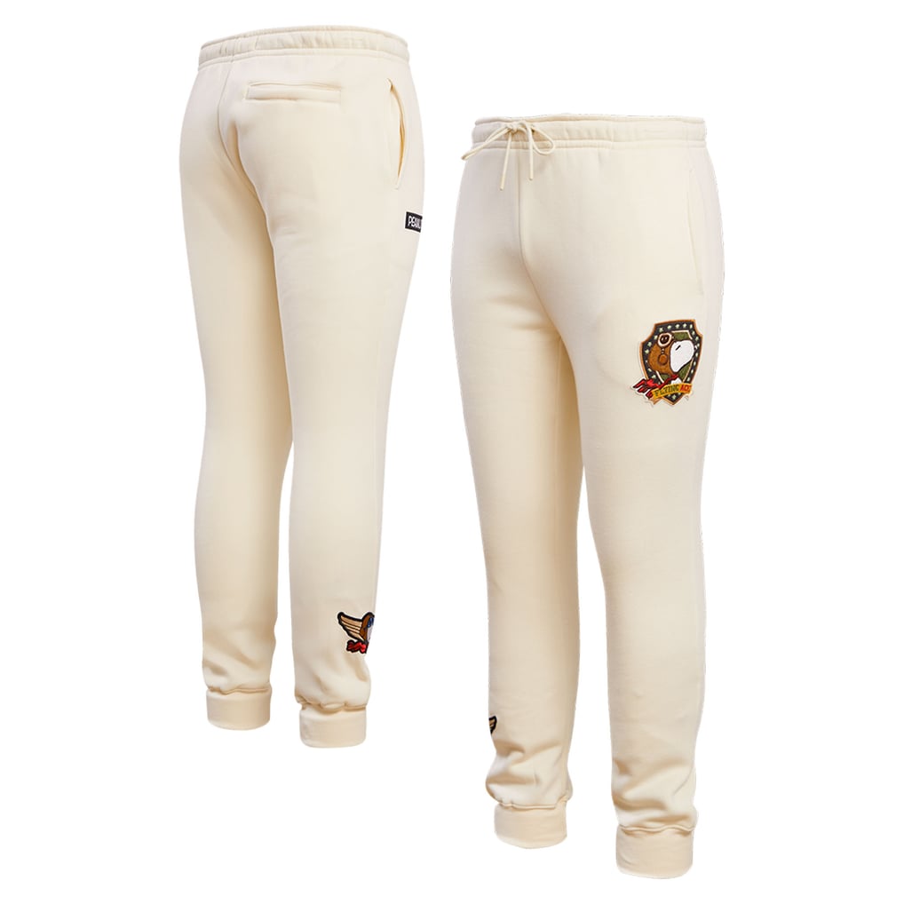  Peanuts Freeze Max Snoopy Top Dog Jogger Pants - Cream