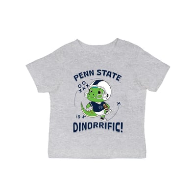 Penn State Nittany Lions Vive La Fete Infant Dinorrific T-Shirt - Gray