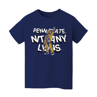 Penn State Nittany Lions Vive La Fete Infant Mascot & Name T-Shirt - Navy