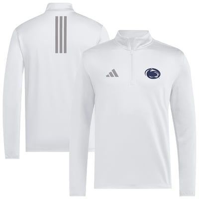 Penn State Nittany Lions adidas Golf Half-Zip Pullover - White