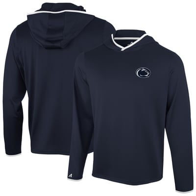  Penn State Nittany Lions Antigua Brink Color Pop Long Sleeve Hoodie T-Shirt - Navy