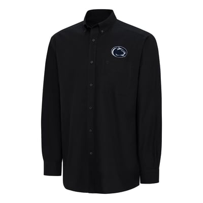  Penn State Nittany Lions Ariat Wrinkle Free Classic Button-Down Shirt - Black