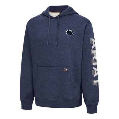  Penn State Nittany Lions Ariat Rebar Lightweight Logo Hoodie - Navy