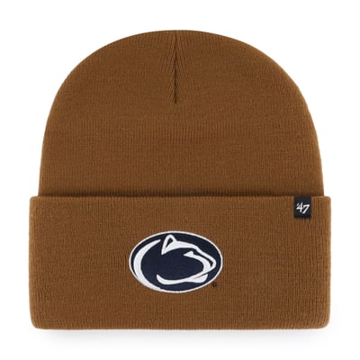 Penn State Nittany Lions Carhartt x '47 Cuffed Knit Hat - Brown