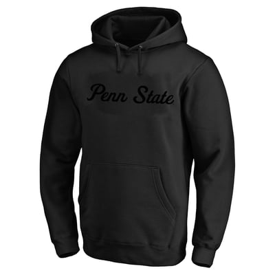  Penn State Nittany Lions Champion Big & Tall Tonal Hoodie - Black