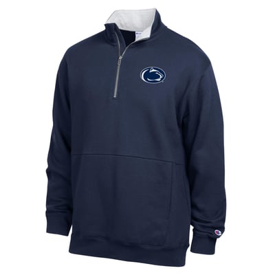  Penn State Nittany Lions Champion Fleece Quarter-Zip Pullover - Navy