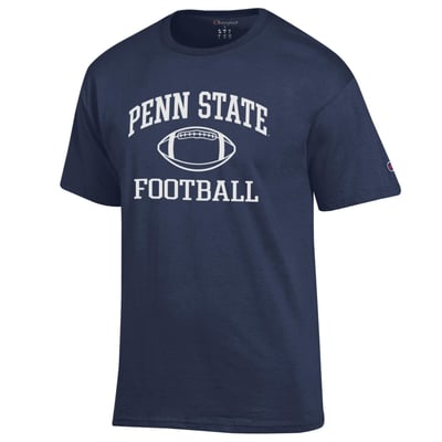 Penn State Nittany Lions Champion Football Icon T-Shirt - Navy