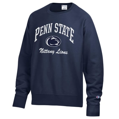 Penn State Nittany Lions Champion Garment Dye Reverse Weave Sweatshirt - Navy