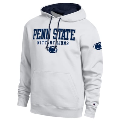  Penn State Nittany Lions Champion Contrast Hoodie - White