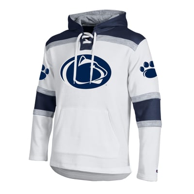  Penn State Nittany Lions Champion Lacer Fleece Hoodie - White
