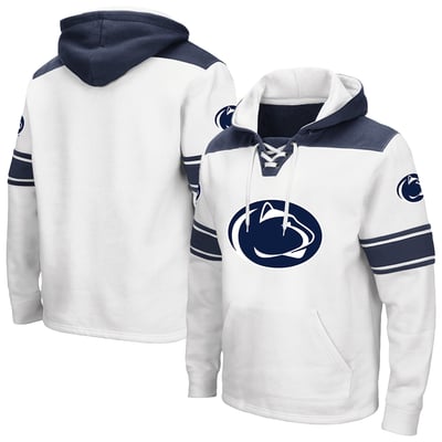Penn State Nittany Lions Colosseum Lace-Up 2.0 Pullover Hoodie - White