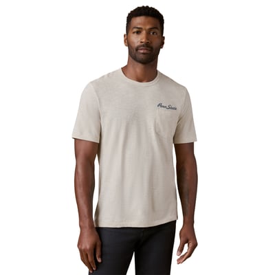 Penn State Nittany Lions FAHERTY Sunwashed Pocket T-Shirt - Beige