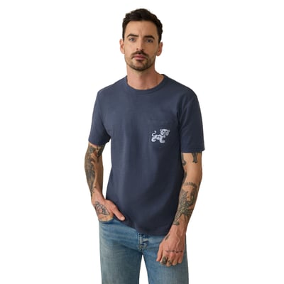Penn State Nittany Lions FAHERTY Sunwashed Pocket T-Shirt - Navy