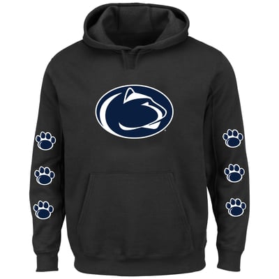 Penn State Nittany Lions Fanatics Big & Tall 3-Hit Pullover Hoodie - Black
