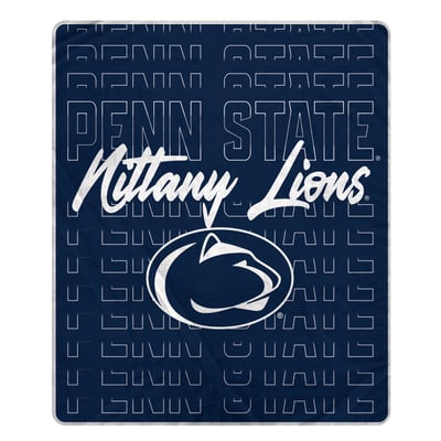 Penn State Nittany Lions Pegasus Echo Script Fade 50" x 60" Ultra Soft Throw Blanket