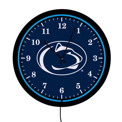 Penn State Nittany Lions 18" Lighted Round LED Wall Clock
