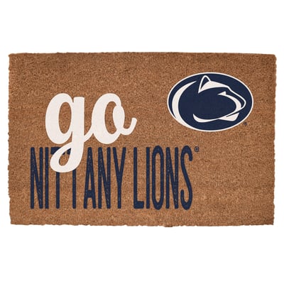 Penn State Nittany Lions 20" x 30" Go Team Coir Door Mat
