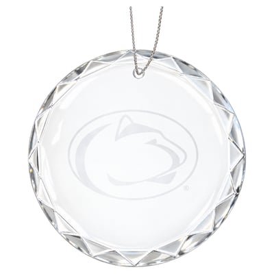 Penn State Nittany Lions 3.25'' Laser Engraved Glass Ornament