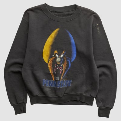 Penn State Nittany Lions 90s Pullover Sweatshirt - Black - XXS by Fanatics Real Vintage