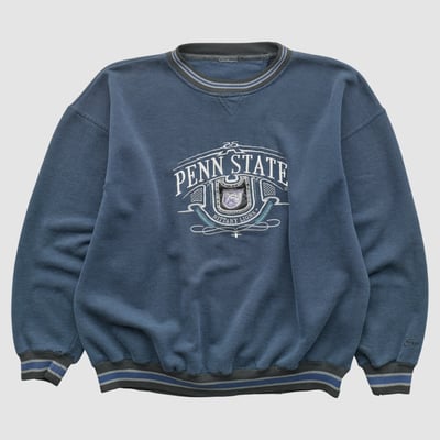 Penn State Nittany Lions 90s Pullover Sweatshirt - Navy - XL by Fanatics Real Vintage