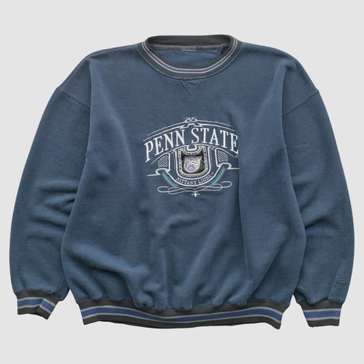 Penn State Nittany Lions 90s Pullover Sweatshirt - Navy - XL by Fanatics Real Vintage