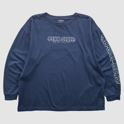 Penn State Nittany Lions Jansport 2000s Long Sleeve T-shirt - Navy - XL by Fanatics Real Vintage