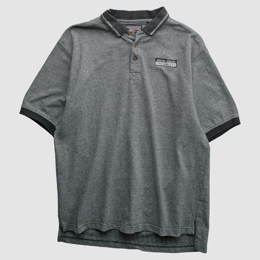 Penn State Nittany Lions Jansport 90s Polo - Gray - L by Fanatics Real Vintage
