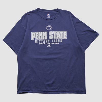 Penn State Nittany Lions Majestic 2010s T-shirt - Navy - XL by Fanatics Real Vintage