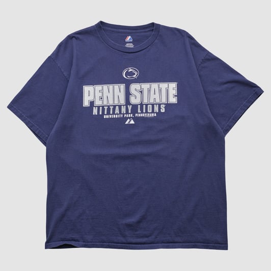 Penn State Nittany Lions Majestic 2010s T-shirt - Navy - XL by Fanatics Real Vintage
