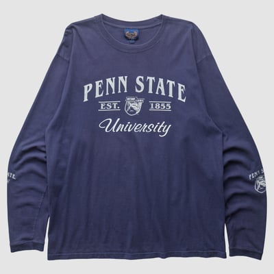 Penn State Nittany Lions NCC Apparel 2000s Long Sleeve T-shirt - Navy - XL by Fanatics Real Vintage