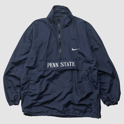 Penn State Nittany Lions Nike 2000s 1/2 Zip Jacket - Navy - L by Fanatics Real Vintage