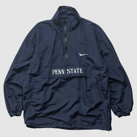 Penn State Nittany Lions Nike 2000s 1/2 Zip Jacket - Navy - L by Fanatics Real Vintage