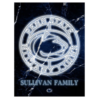 Penn State Nittany Lions Personalized 12" x 16" Framed Art Print