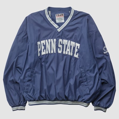 Penn State Nittany Lions Team Edition Apparel 90s Pullover Jacket - Navy - L by Fanatics Real Vintage