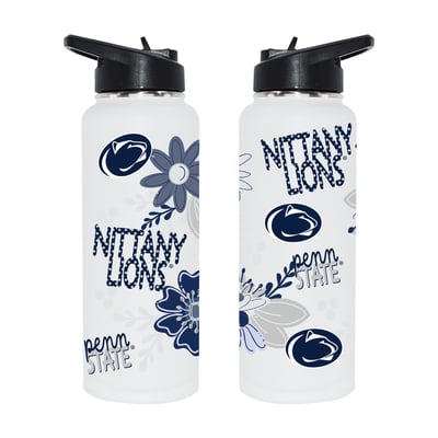 Penn State Nittany Lions The Memory Company 34oz. Flowers Stainless Steel Quencher Bottle