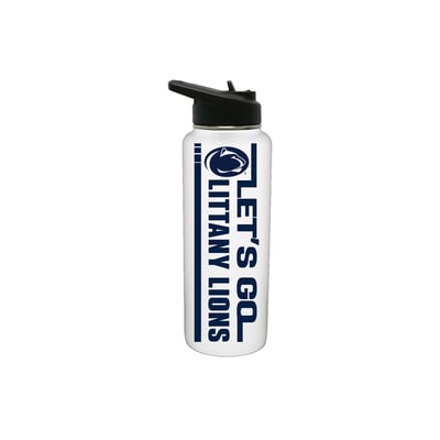 Penn State Nittany Lions The Memory Company 34oz. Let's Go Stainless Steel Quencher Bottle