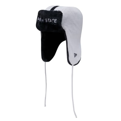  Penn State Nittany Lions New Era Unisex Classic Trapper Knit Hat - White