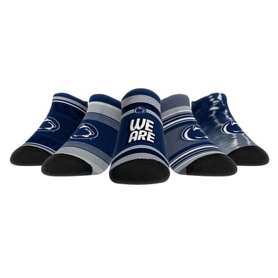  Penn State Nittany Lions Rock Em Unisex Super Fan Five-Pack Low-Cut Socks Set - 