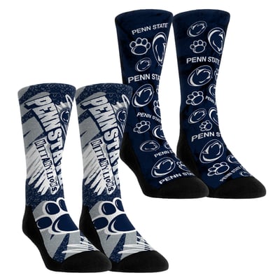 Penn State Nittany Lions Rock Em Unisex Two-Piece Team Blast Crew Socks Set