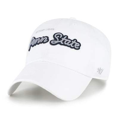 Penn State Nittany Lions '47 Women's Trendy Script Clean Up Adjustable Hat - White