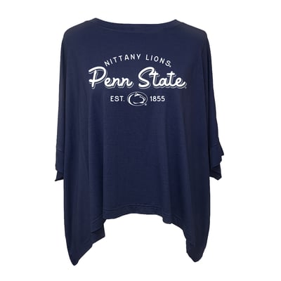Penn State Nittany Lions Flying Colors Apparel Women's Felicity Flowy T-Shirt - Navy
