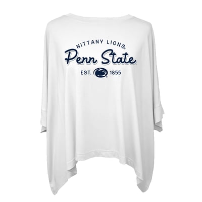 Penn State Nittany Lions Flying Colors Apparel Women's Felicity Flowy T-Shirt - White
