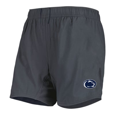Penn State Nittany Lions Profile Women's Plus Size French Terry Short - Charcoal
