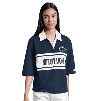 Penn State Nittany Lions Starter Women's Outfielder Polo - Navy