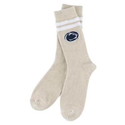 Penn State Nittany Lions ZooZatz Women's Victory Plush Socks - Cream