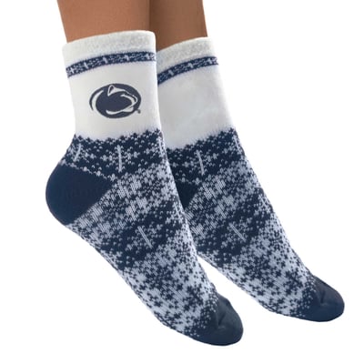 Penn State Nittany Lions ZooZatz Women's Fuzzy Holiday Crew Socks